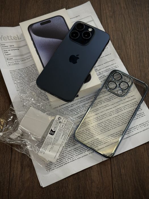 Гаранция* Iphone 15 pro /Пълен комплект + подаръци*