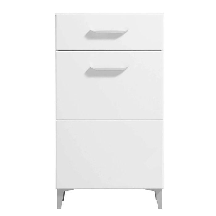 Шкаф за обувки- бял гланц