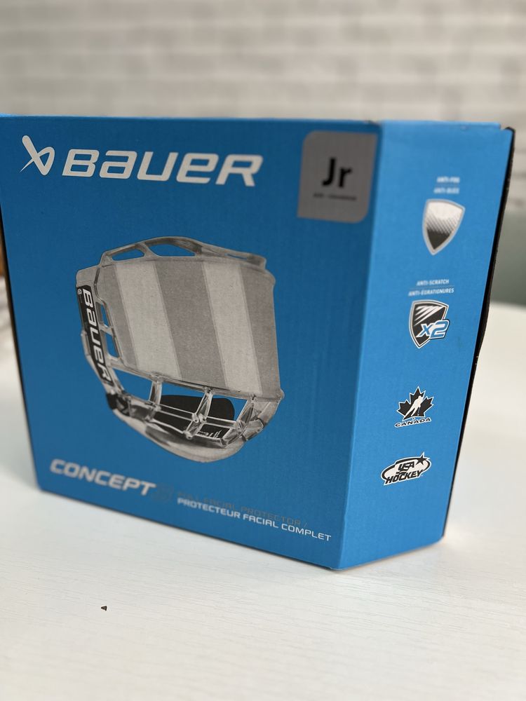 Десткий визор Bauer Jr прозрачный one size