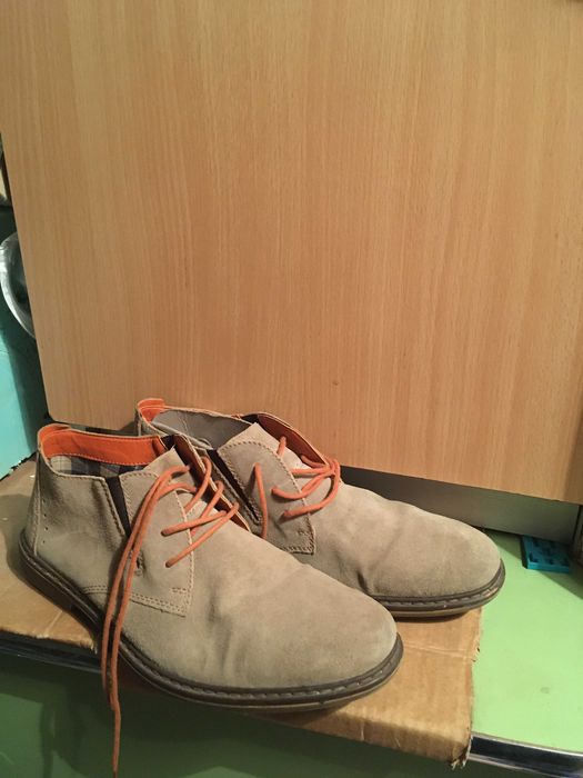 Ghete joase nr 41, piele întoarsă Rieker