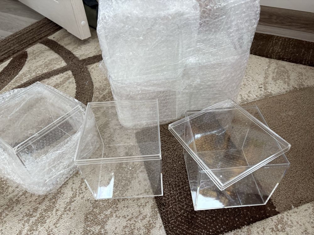 Продам прозрачные коробки