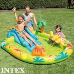 Център за игра Intex, дино / Надуваем център за игра с пързалка Нов