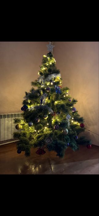 Ёлка пышная 2м ножка металлическая