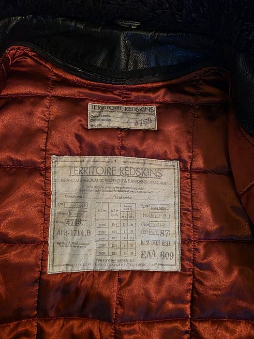 Geaca  din piele  tip Aviator marca Redskins