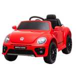 Masinuta electrica VW Beetle Dune 60W 12V, bluetooth, amortizoare RED