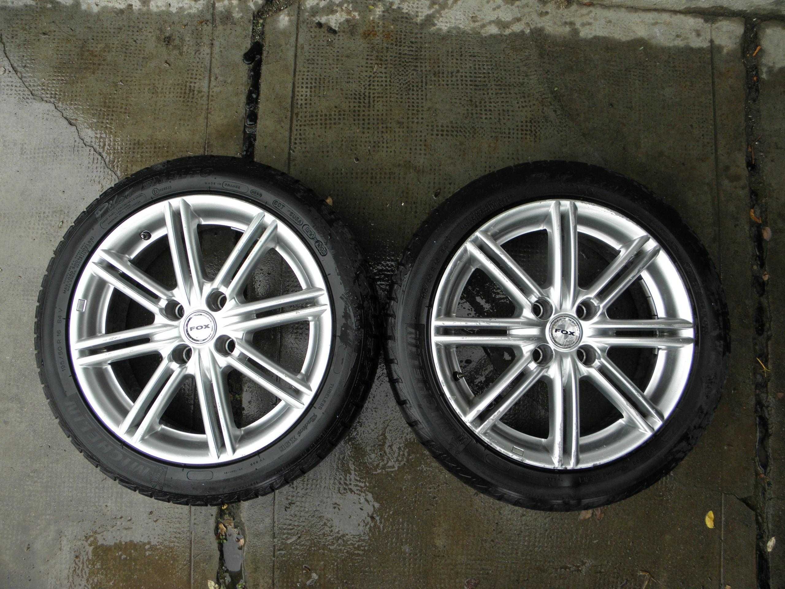 2 jante MSW Fox Racing R2 4x108 R16 ET 16