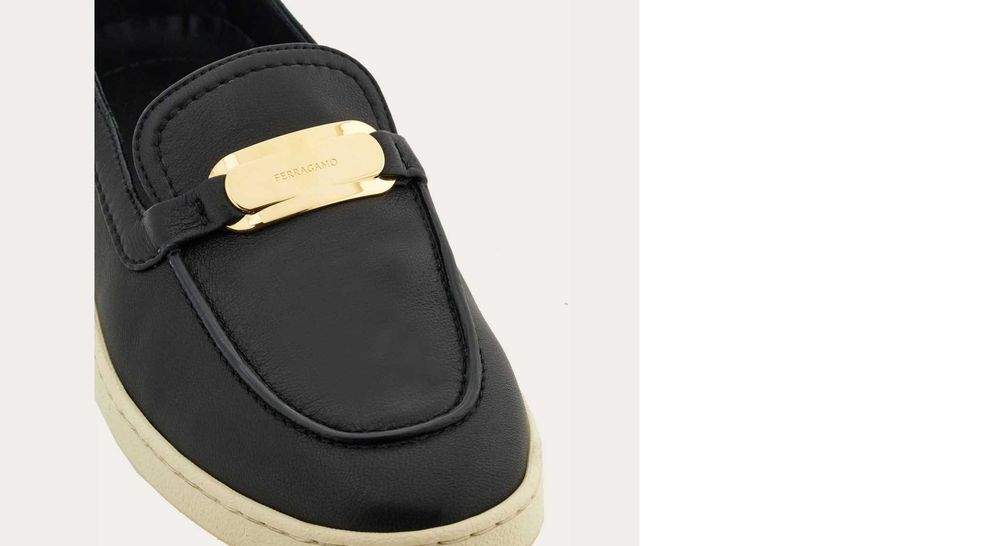 Ferragamo Shoes for Women New VARA buckle slip on 26CM/reducere 50%!