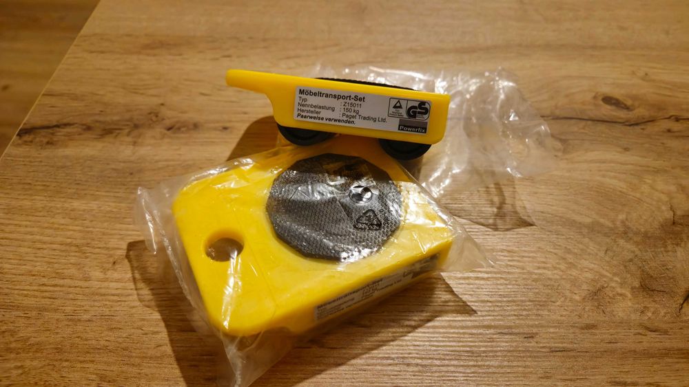 Set doua dispozitive pentru mutat mobila, greutati, piese gabaritice