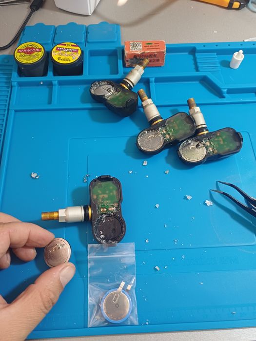 Ремонт датчик давления шин ,Tpms.