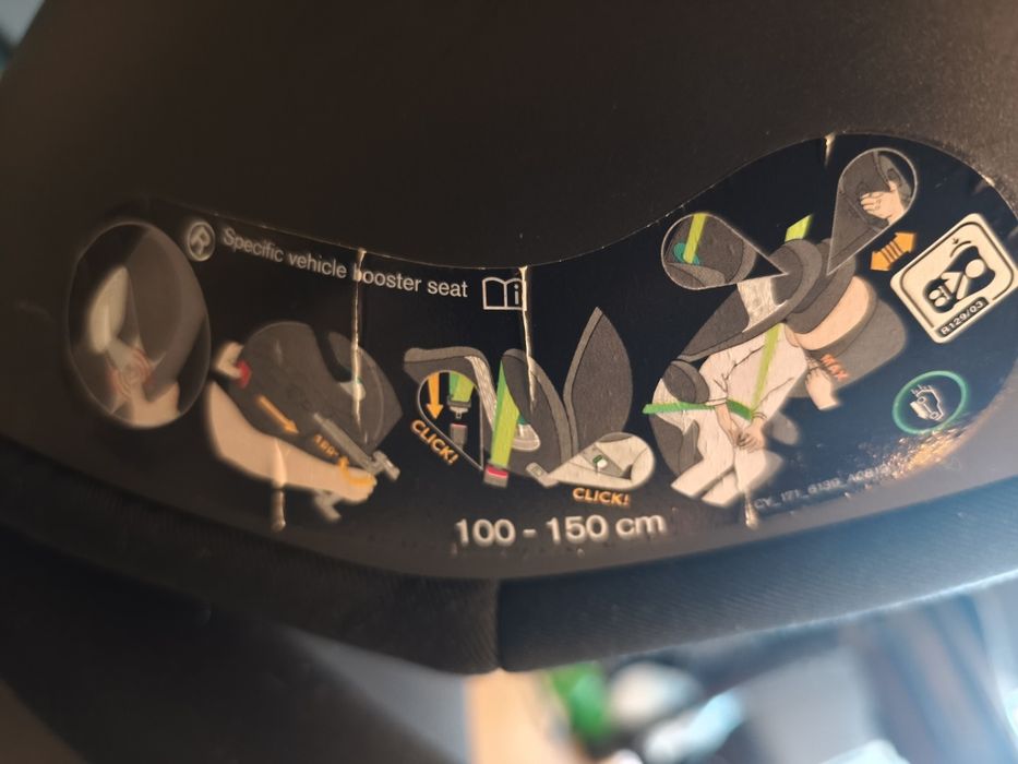 Scaun auto pentru copii Cybex Gold SOLUTION S2 I-FIX albastru