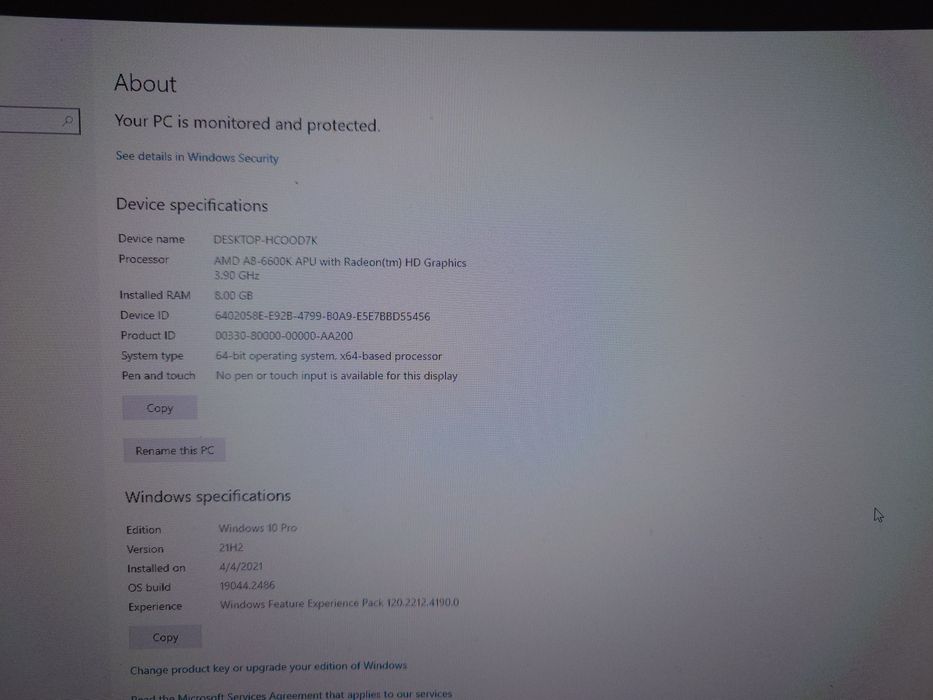 Calculator PC A8 R290X