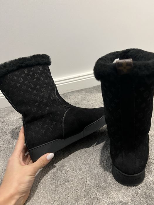 Ghete Louis Vuitton negre marimea 37