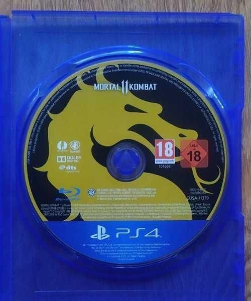Продам диск mortal Kombat 11