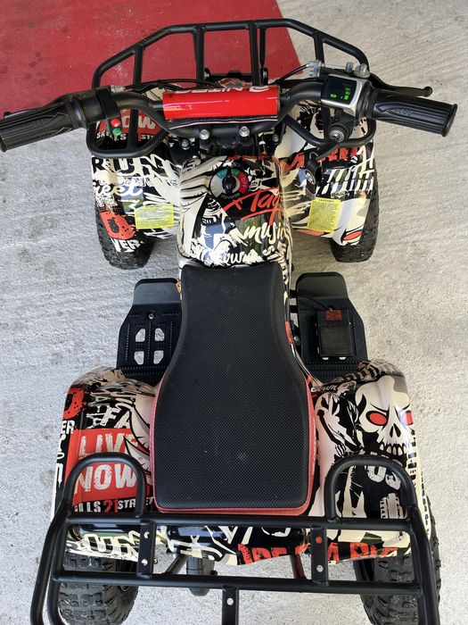 Vand ATV electrc Nitro Torino 1000 w 48 v grafiti alb