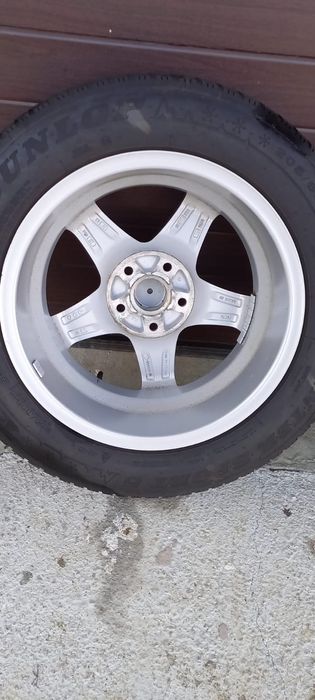 Jante aliaj 5x112 R16 6,5J ET40 VW Audi Skoda anvelope iarna 205/60/16