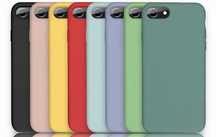 Iphone SE 7 8 PLUS 16e Husa GCASE Silicon Cu Interior Catifea Piele