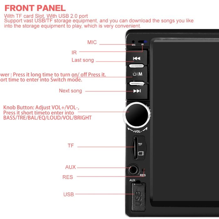 Dvd auto unversal + Camera marsalier