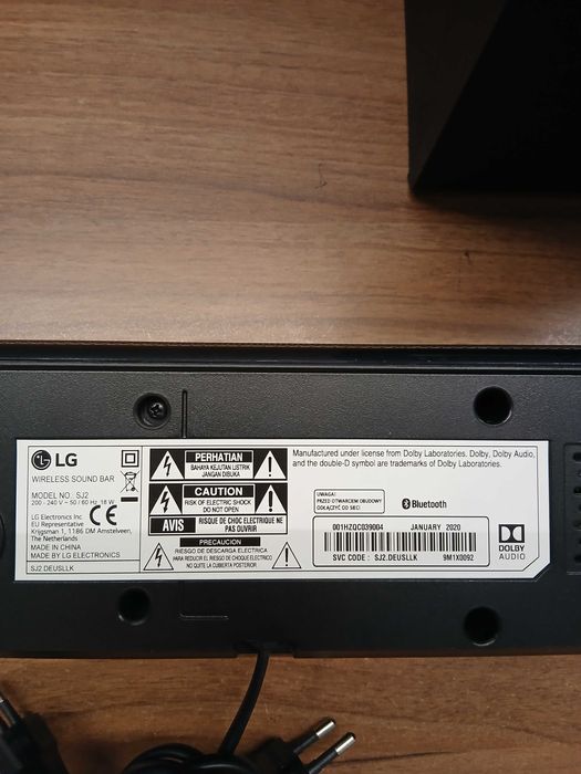 Sistem audio Soundbar LG SJ2