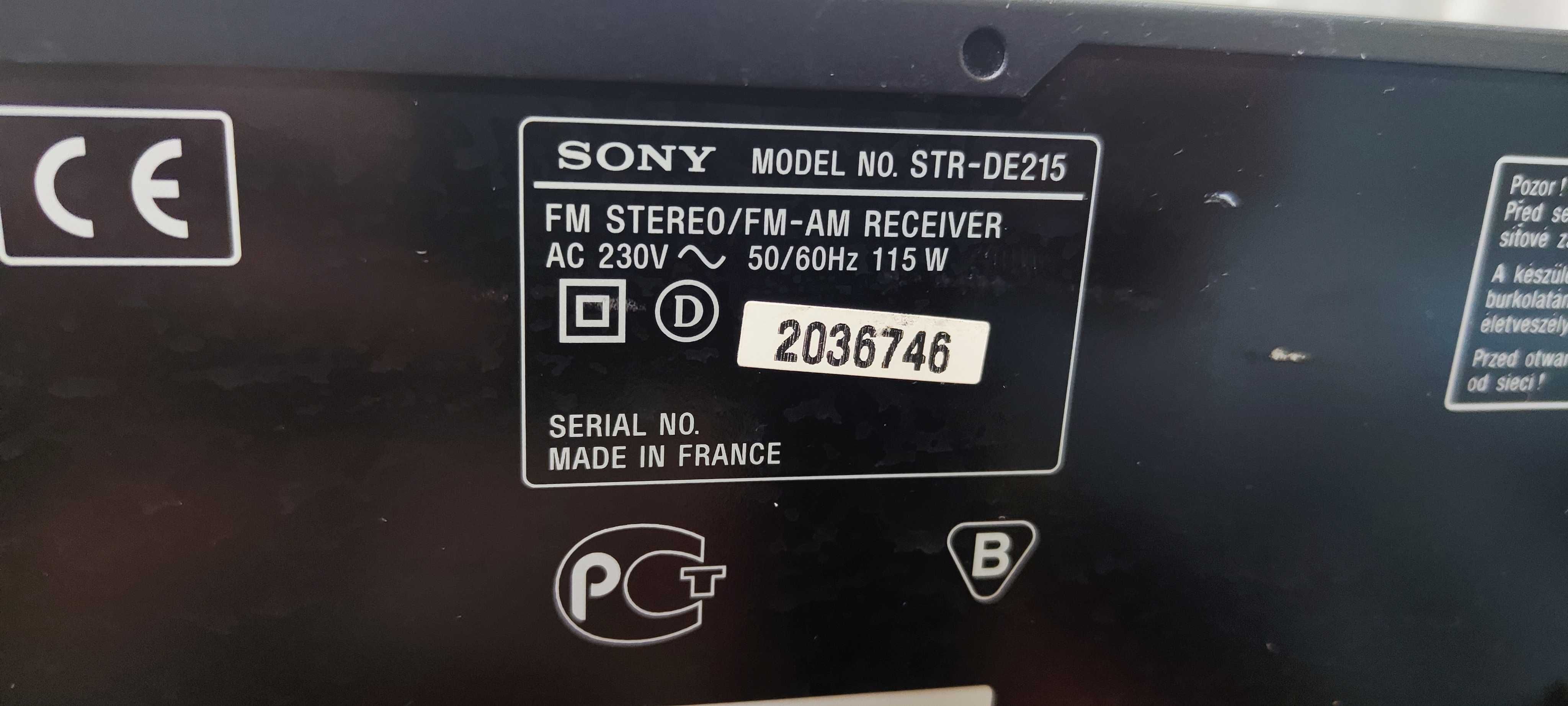 Amplificator Audio Sony STR-DE215 Statie Audio Amplituner