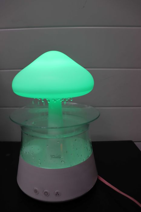 Овлажнител за въздух, дифузер за етерични масла, 7 цвята, ароматерапия