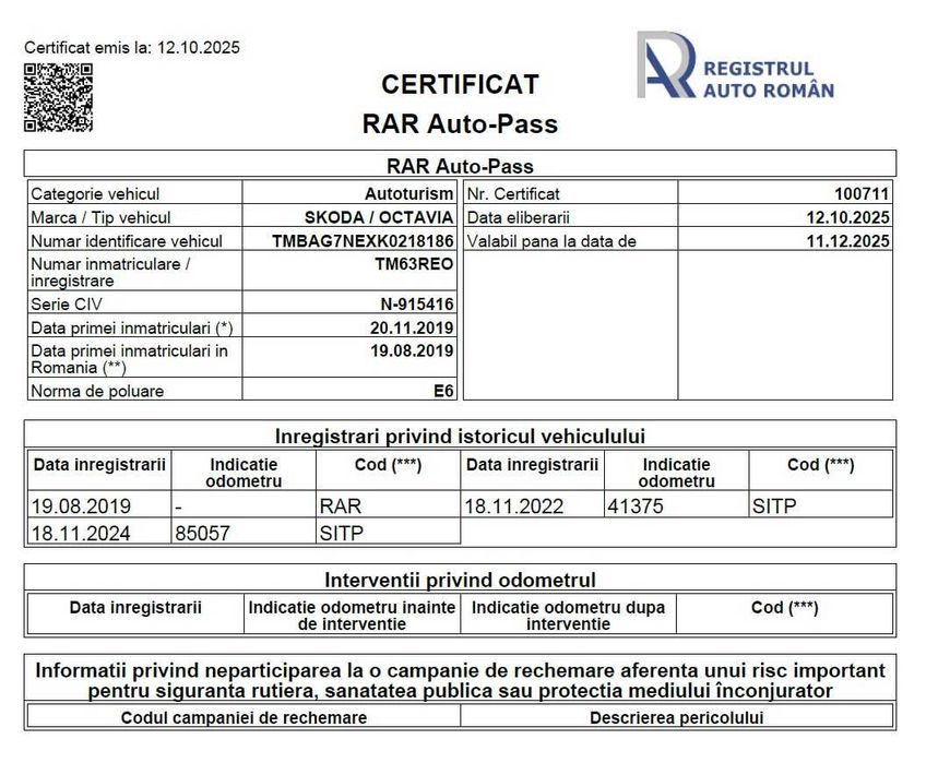 Skoda Octavia 3/ 1.6 TDI/ Automata DSG/ 2019.11/ 104.000 Km