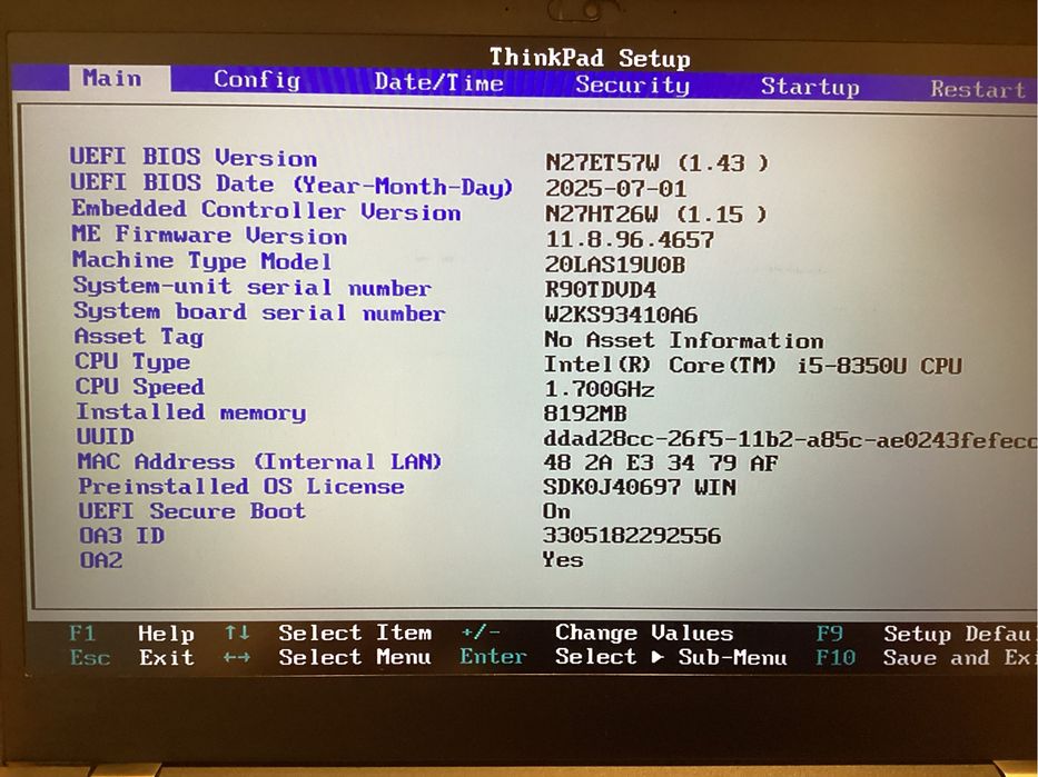 Lenovo T580 + чанта Леново + зарядно и мишка
