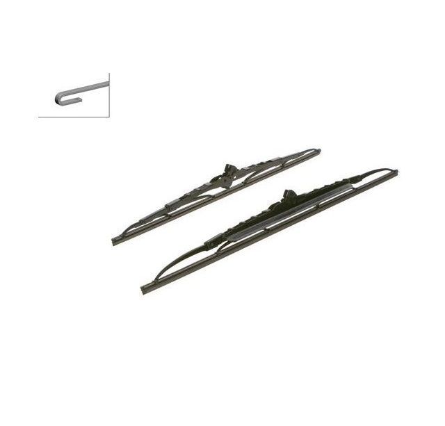 Set stergatoare parbriz Bosch Fiat Stilo Punto II Doblo, 2 Dodge/Chrysler Neon, Citroen Daihatsu KIA RIO Mazda 323, 323P; 323F, 6; 626; MX-3, Renault Clio II Nissan Micra Mitsubishi Suzuki Swift, Toyota