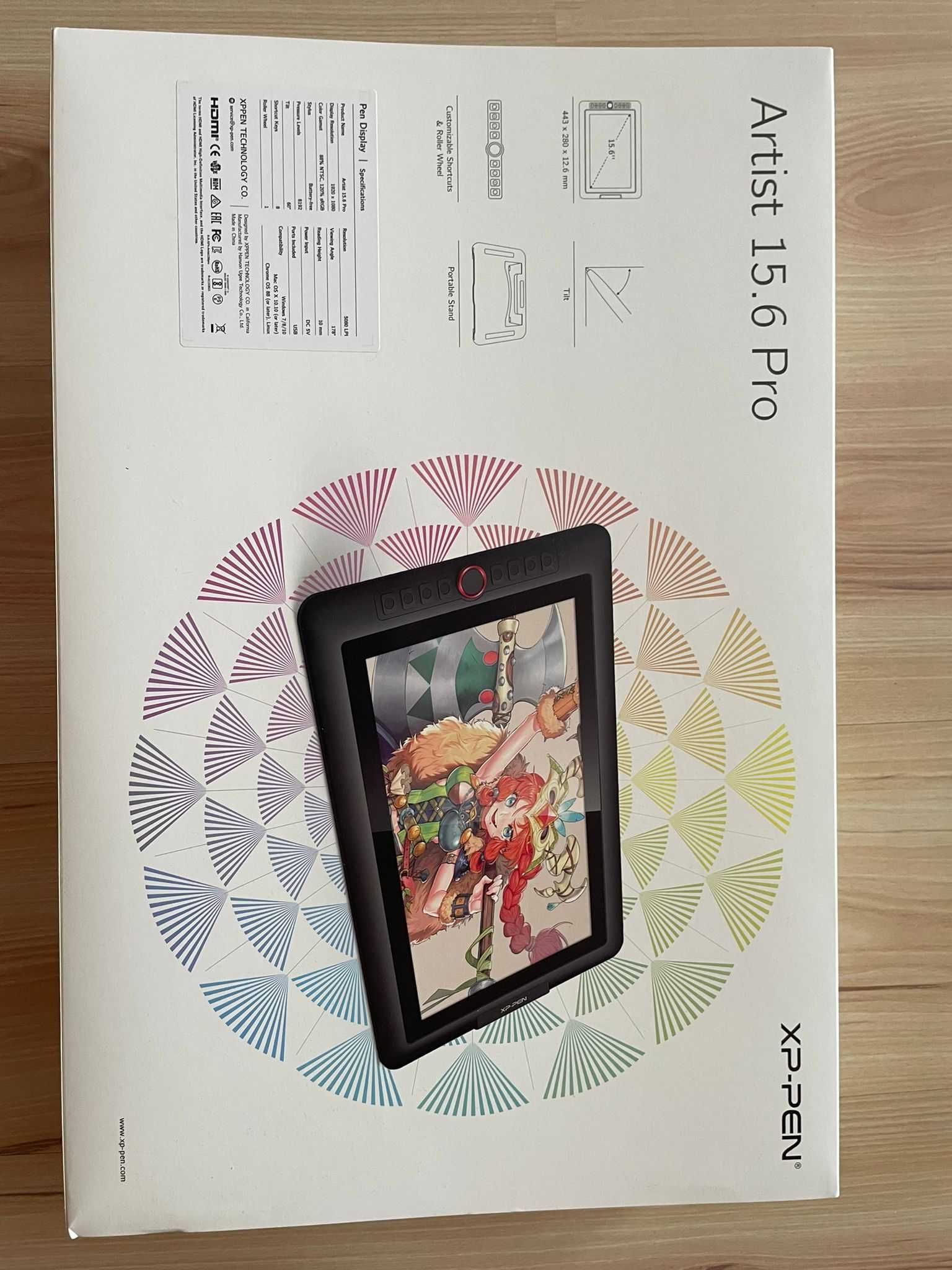 Tableta grafica XP-PEN Artist 15.6 Pro