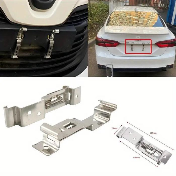 държачи универсалниза регистрационни номера от неръждаема стомана ...