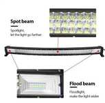 Ledbar curbat 130 cm 675W - LED BAR Nissan Patrol Y60 Y61 PLAFON