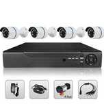 Sistem Supraveghere AHD 4 Camere Exterior CCTV 2MP 20M