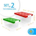 Organizator de jucării tip Lego set 2 buc