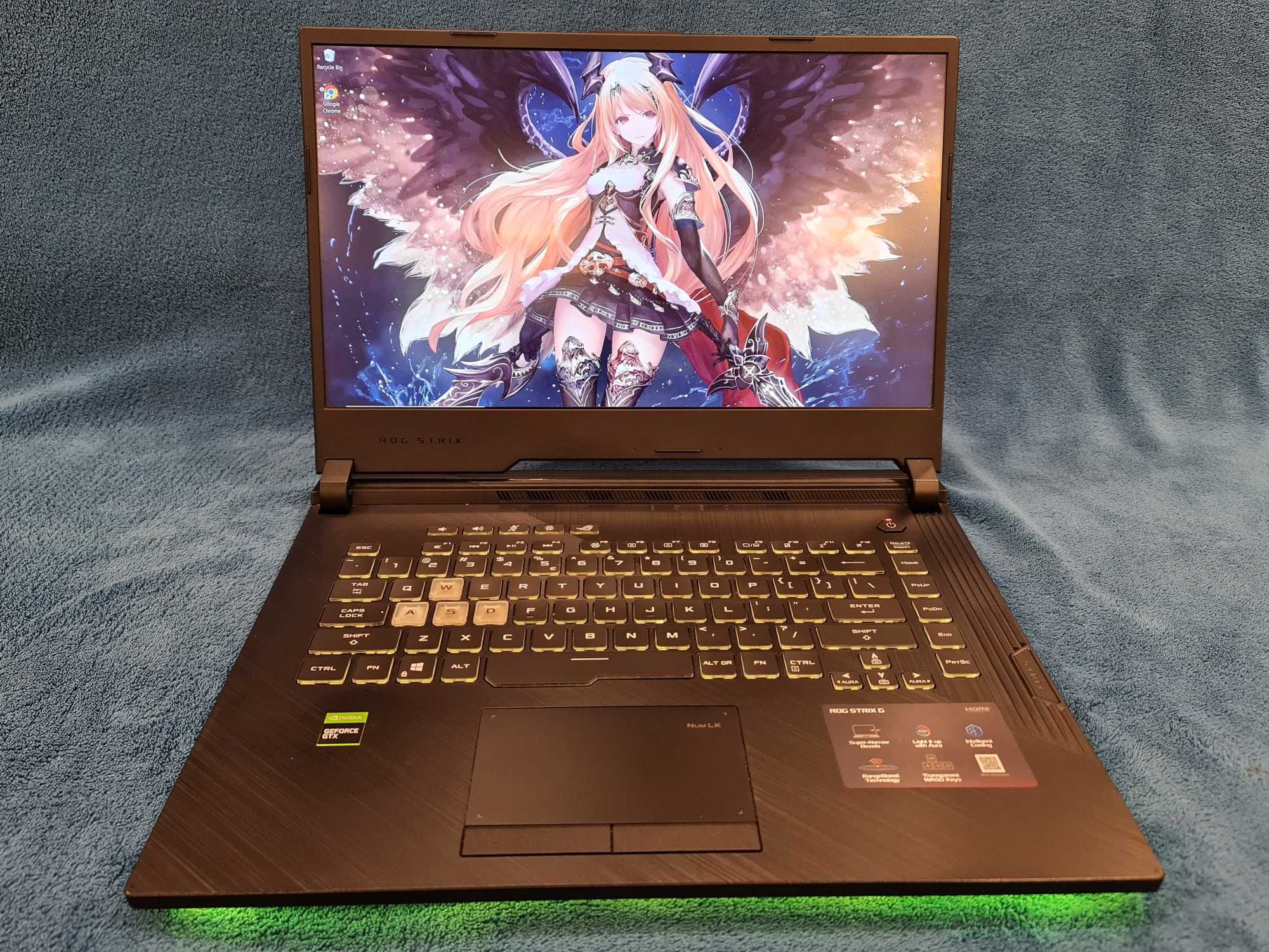Laptop gaming Asus Rog , intel core i7- video GTX 1650, 16 gb, SSD 512