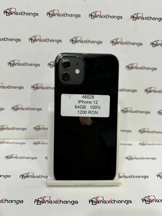 iPhone 12 Black Neverlocked 64GB