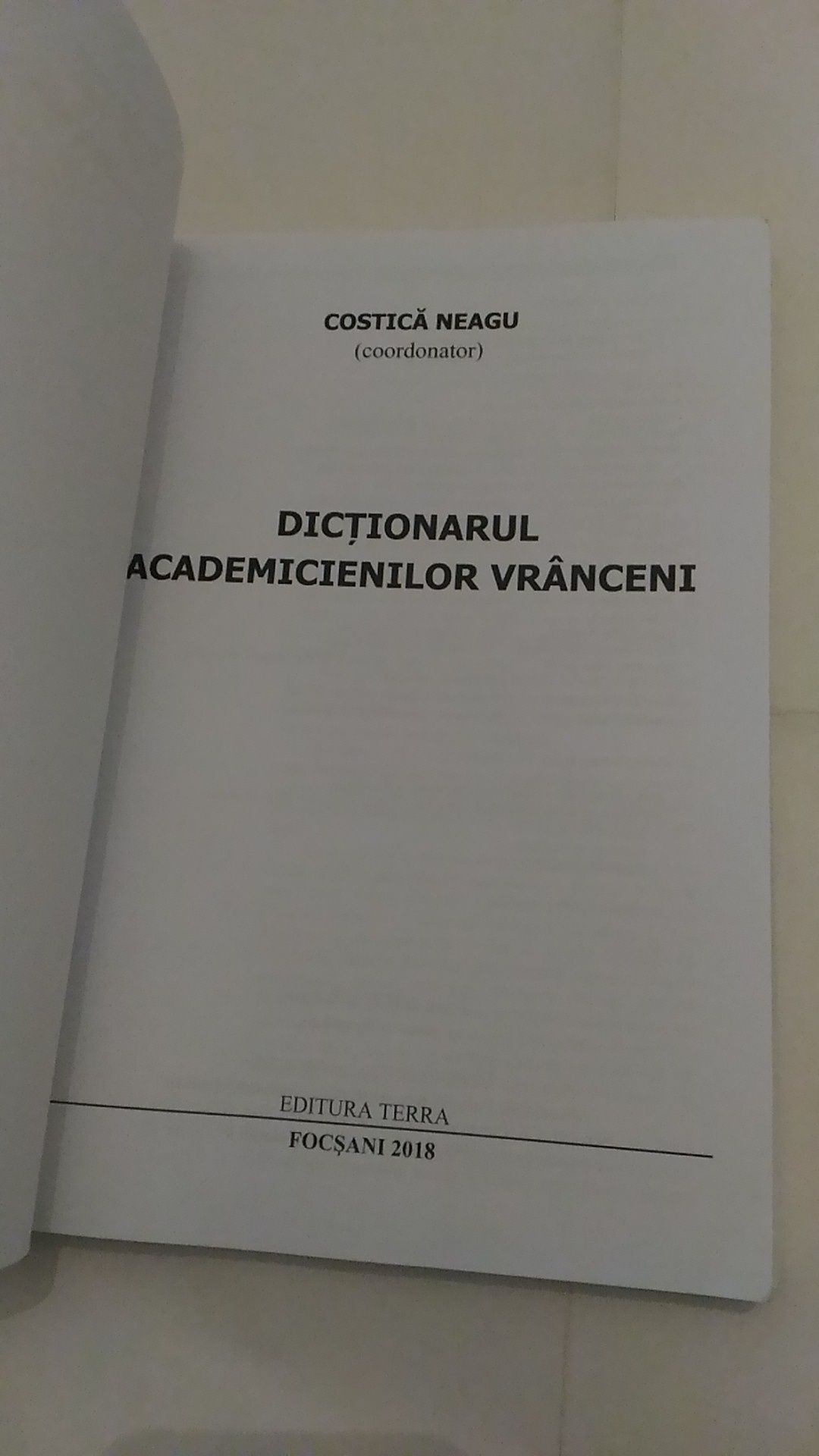 Dictionarul academicienilor vranceni