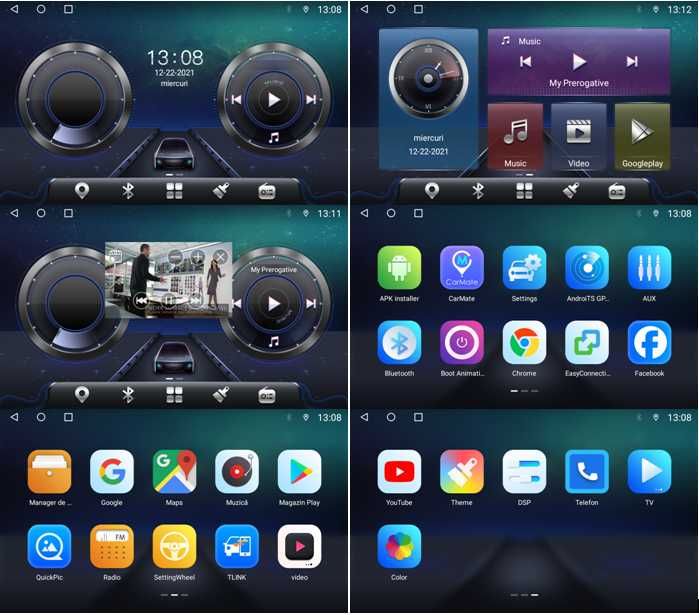 Navigație 7inch Universala 4G+32G, 8Core, CarPlay, Modul Sim