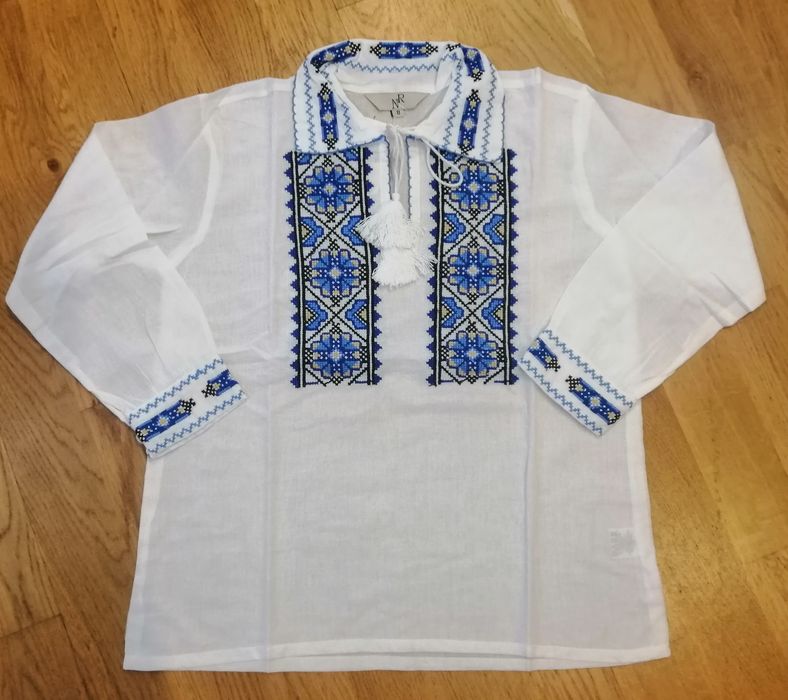 Ie băieței motive tradiționale din bumbac de la 0 la 16 ani