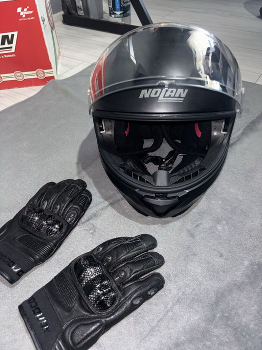 Casca nolan si manusi de vara