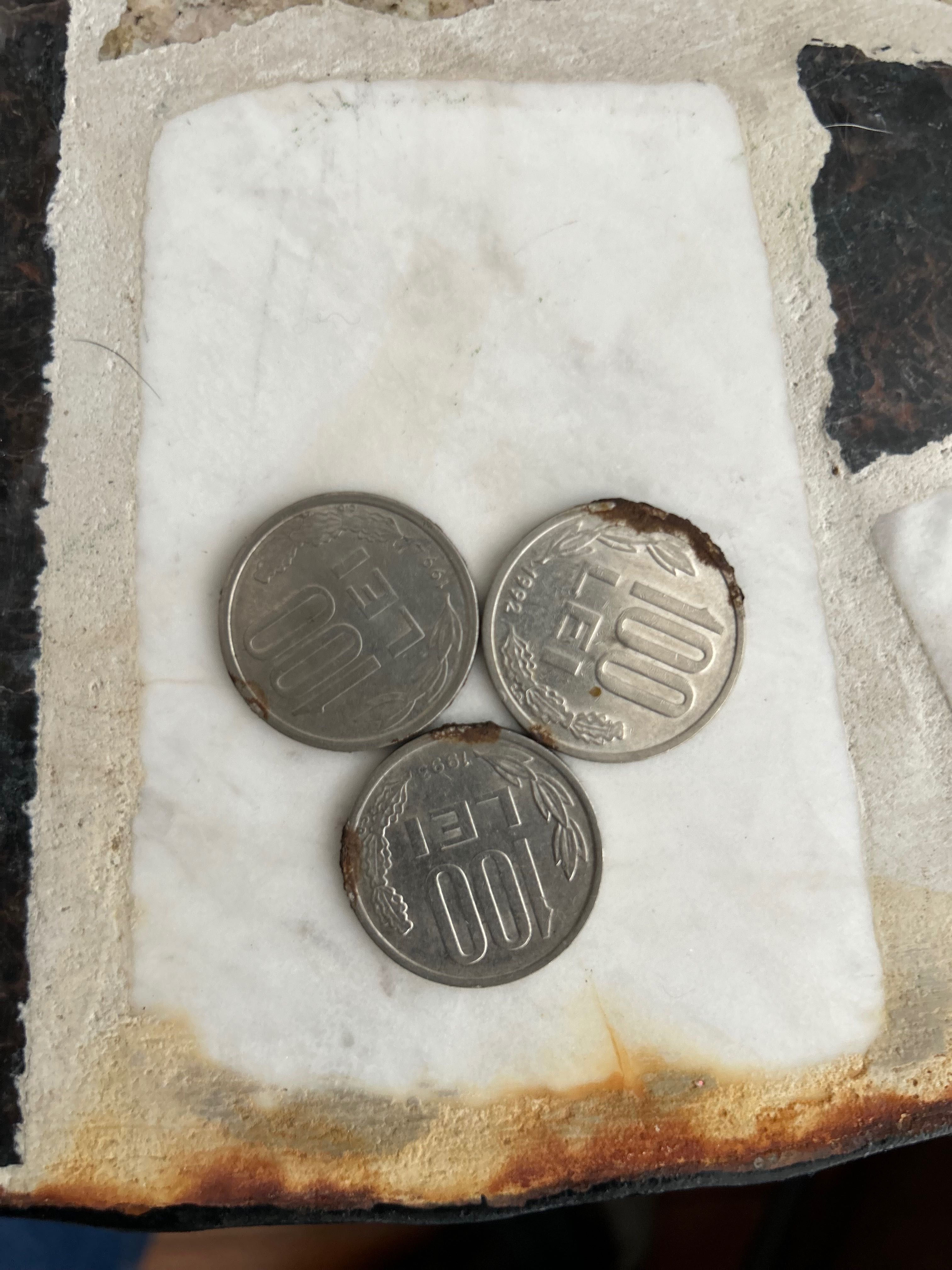 3 monede de 100 lei anii 1992,1993,1994