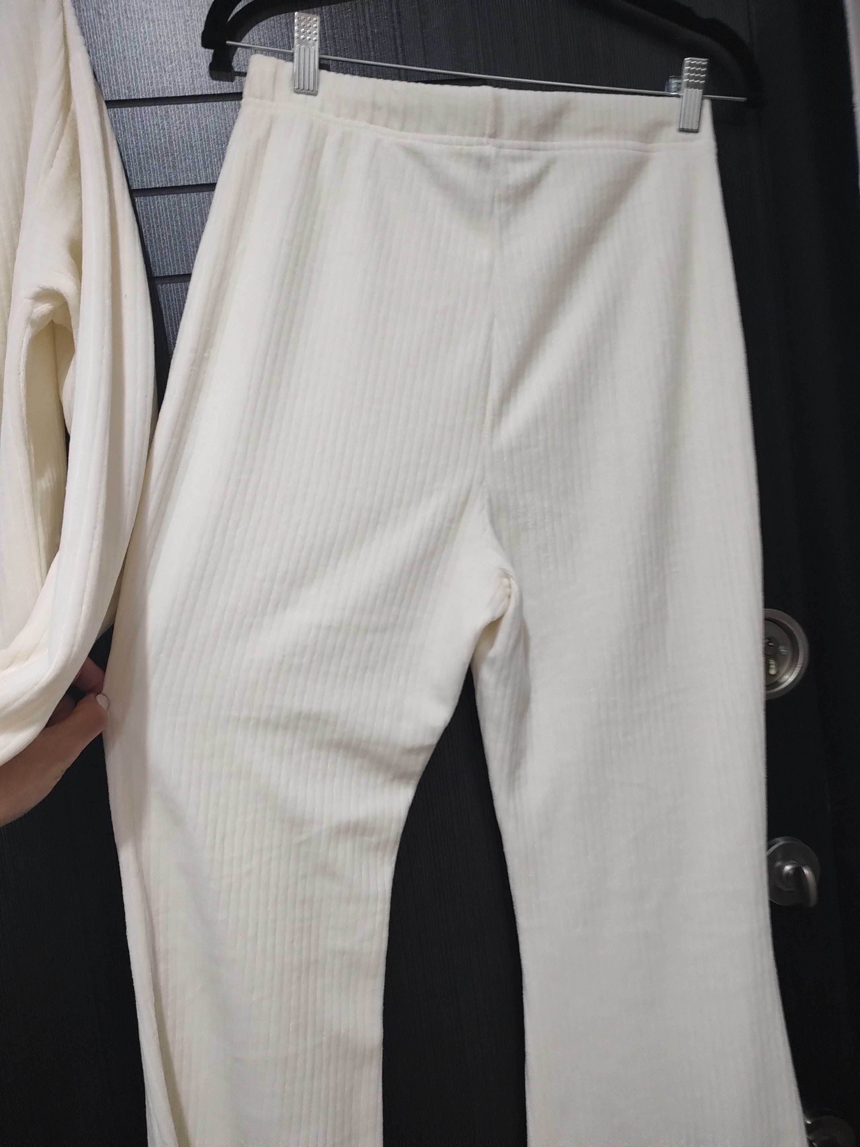 Сет екрю  с разкроен панталон H&M