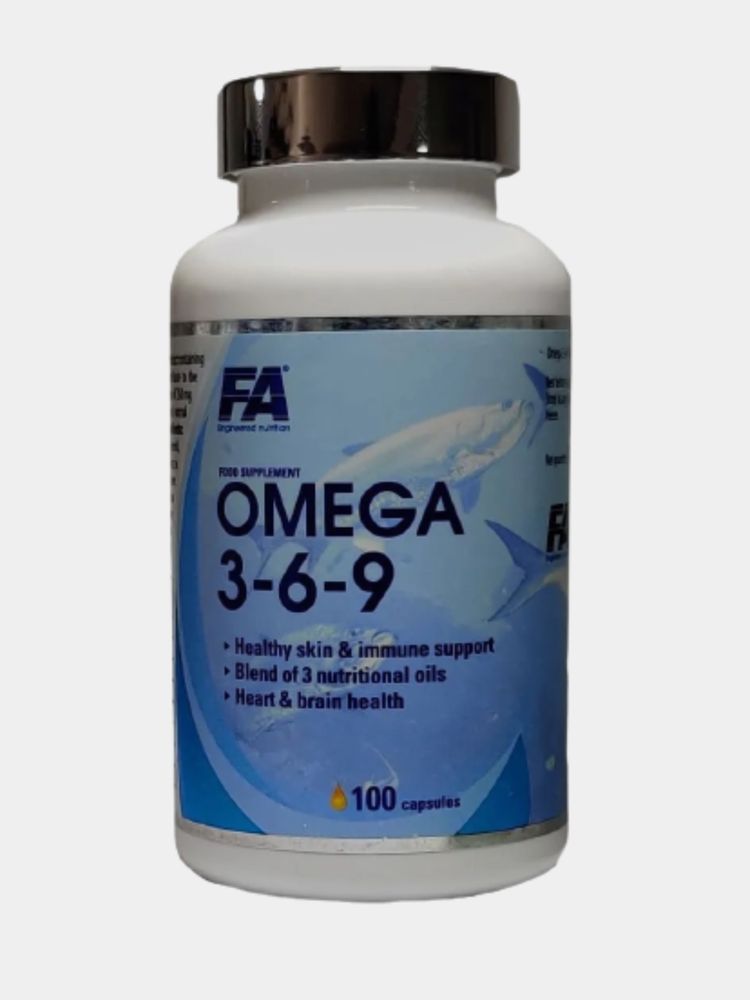 OMEGA 3-6-9 FA 100 шт 100% Оригинал Доставка по всему Узбекистану