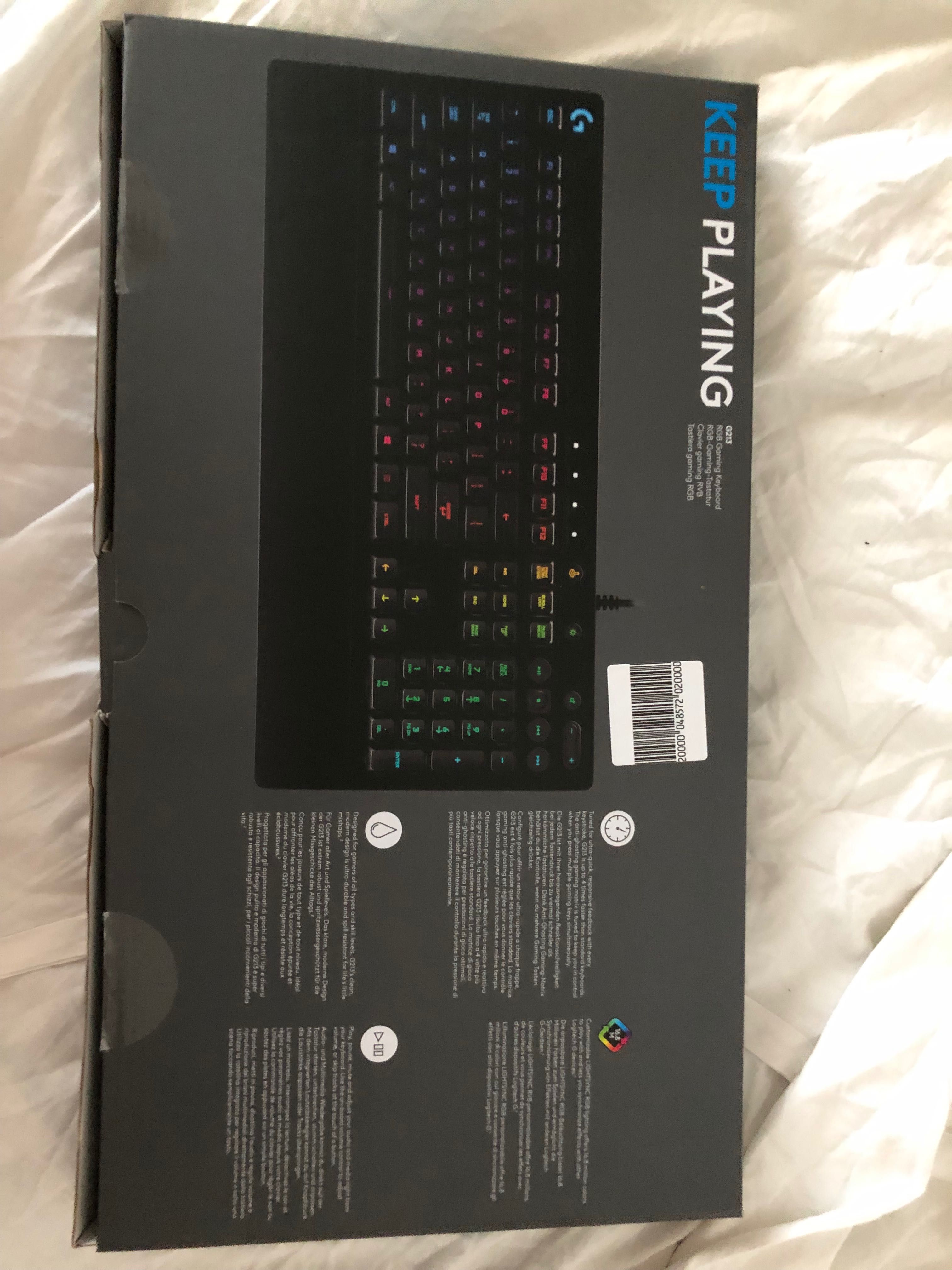 Клавиатура Logitech G213 Prodigy, Черен