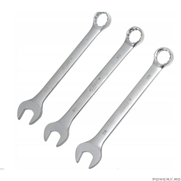 Set chei combinate, 6-32 mm, 25 piese, crom-vanadiu, Verke