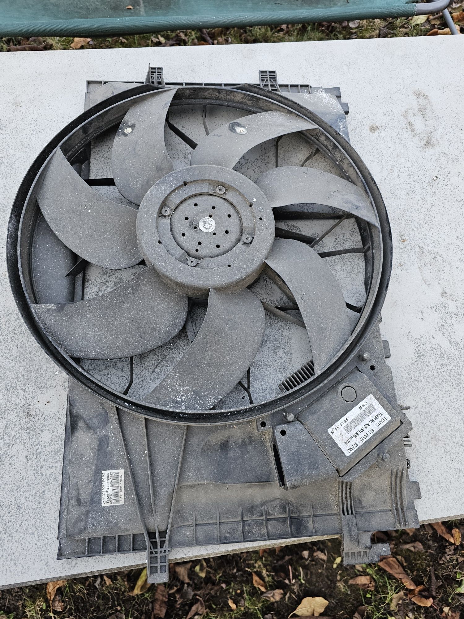 Electroventilator ventilator Mercedes Benz C class W203 CLK 209 A 203