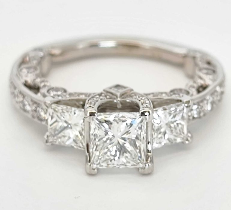 Inel 14k Verragio cu diamante 3ct Unlike any Other!