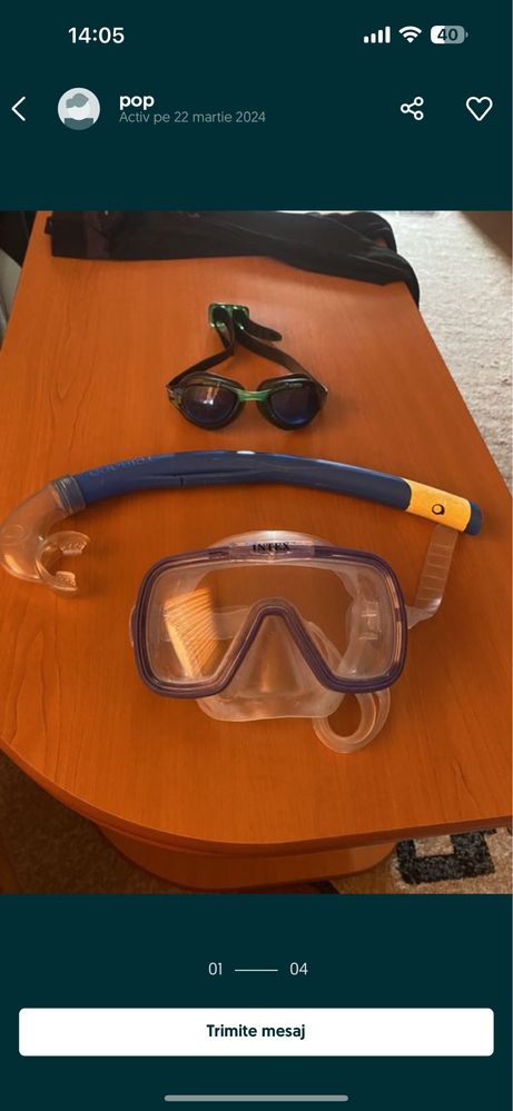 Ochelari inot scufundari snorkeling piscina