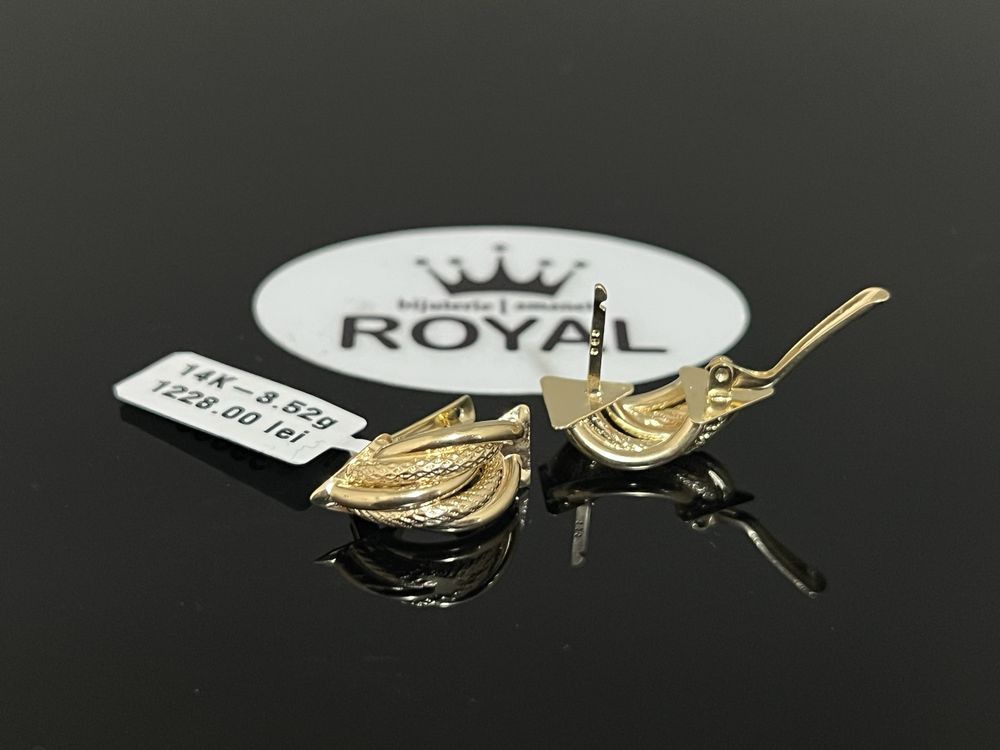 Bijuteria Royal CB : Cercei dama aur 14k 3,52 grame