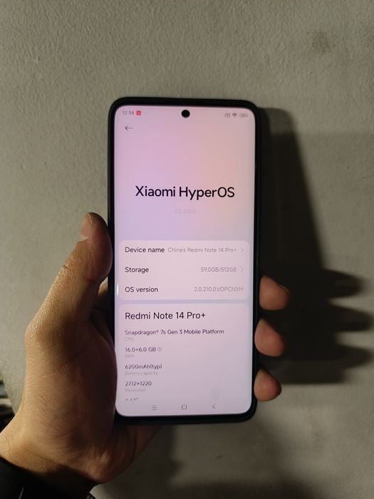 Redmi Note 14 Pro+ 5g 16/512