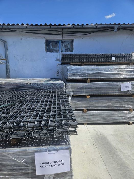 PLasa/ panou bordurat /TEAVA/ STALP 3.5-4.9MM/Zincat /Verde/Gri