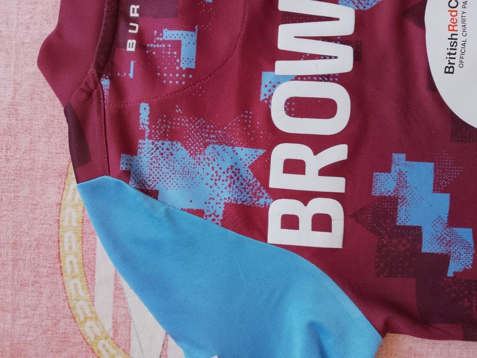 Tricou Fotbal Copii Burnley #8 Brownhill 158 cm